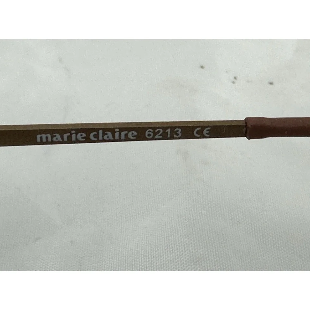 Marie Claire 6213 Teal Tone Cateye Designer Reading Eyeglasses Frames 52-16-140